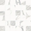 Керамогранит  / Италон / Italon / Stellaris / Стелларис / Мозаика Статуарио Уайт 30х30 / Statuario White Mosaico 30х30